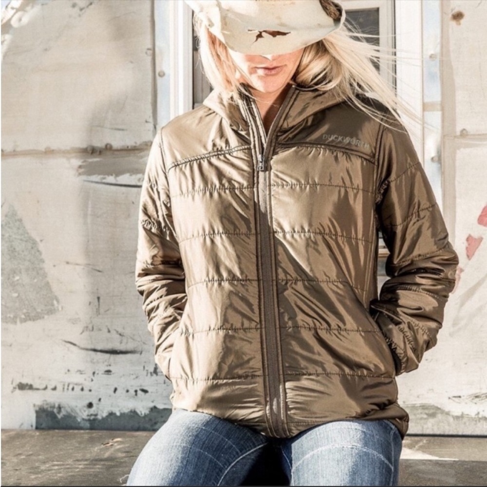 Duckworth wool cloud full zip hooded jacket